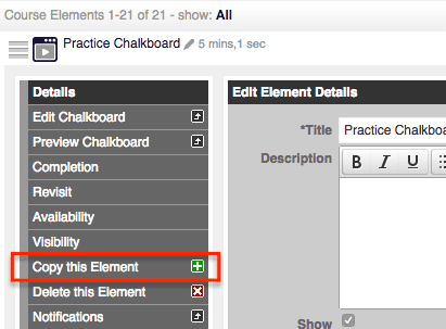DigitalChalk: Copying Elements 101