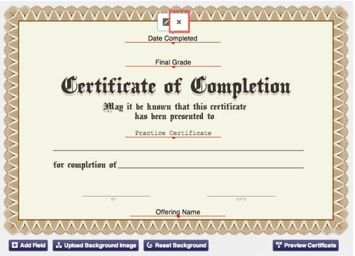DigitalChalk: A Guide to Adding Fields to Your Certificates