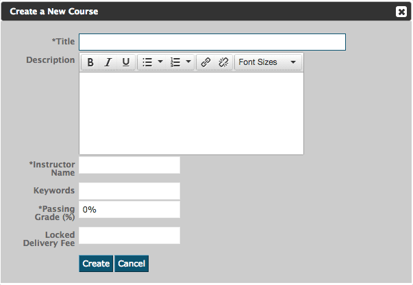 DigitalChalk: Back to Basics - How to Create a Course