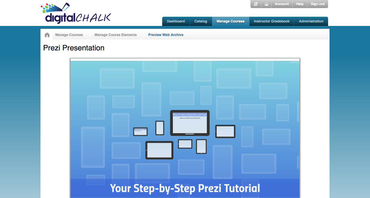 DigitalChalk: How to Build an Online Presentation with Prezi