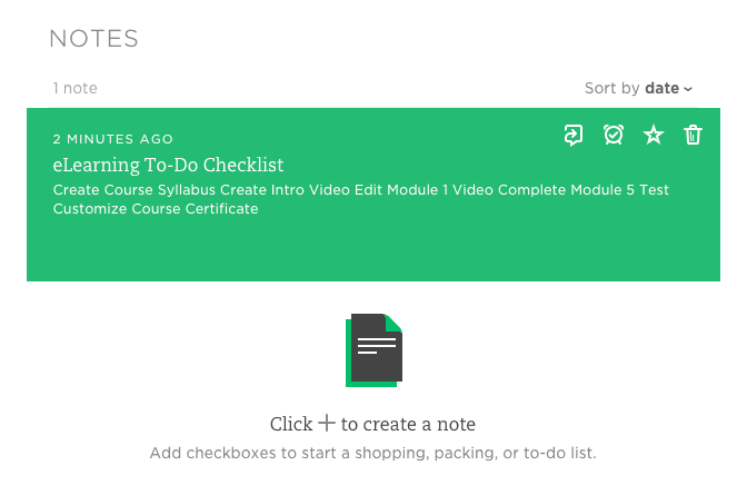 DigitalChalk: How to Create Your eLearning Checklist with Evernote