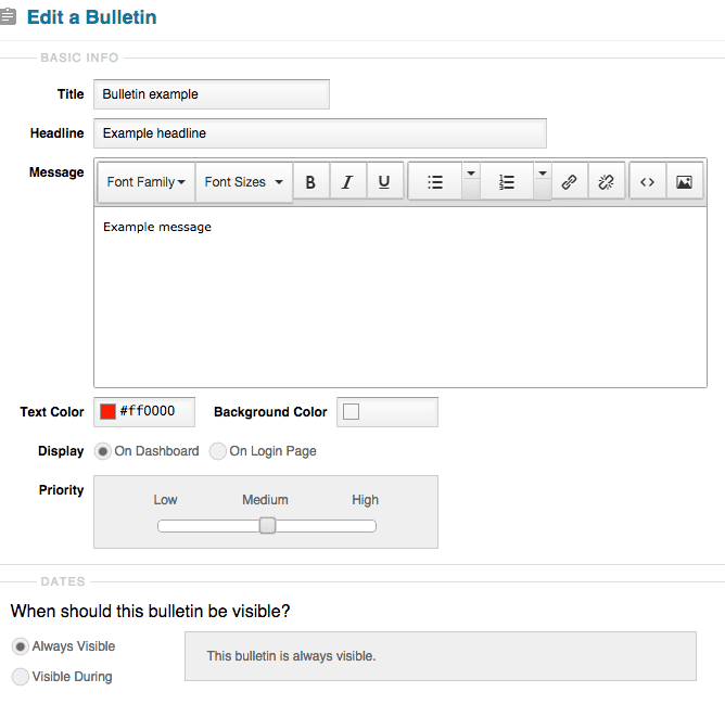 DigitalChalk: Quick Tip - Creating Bulletins