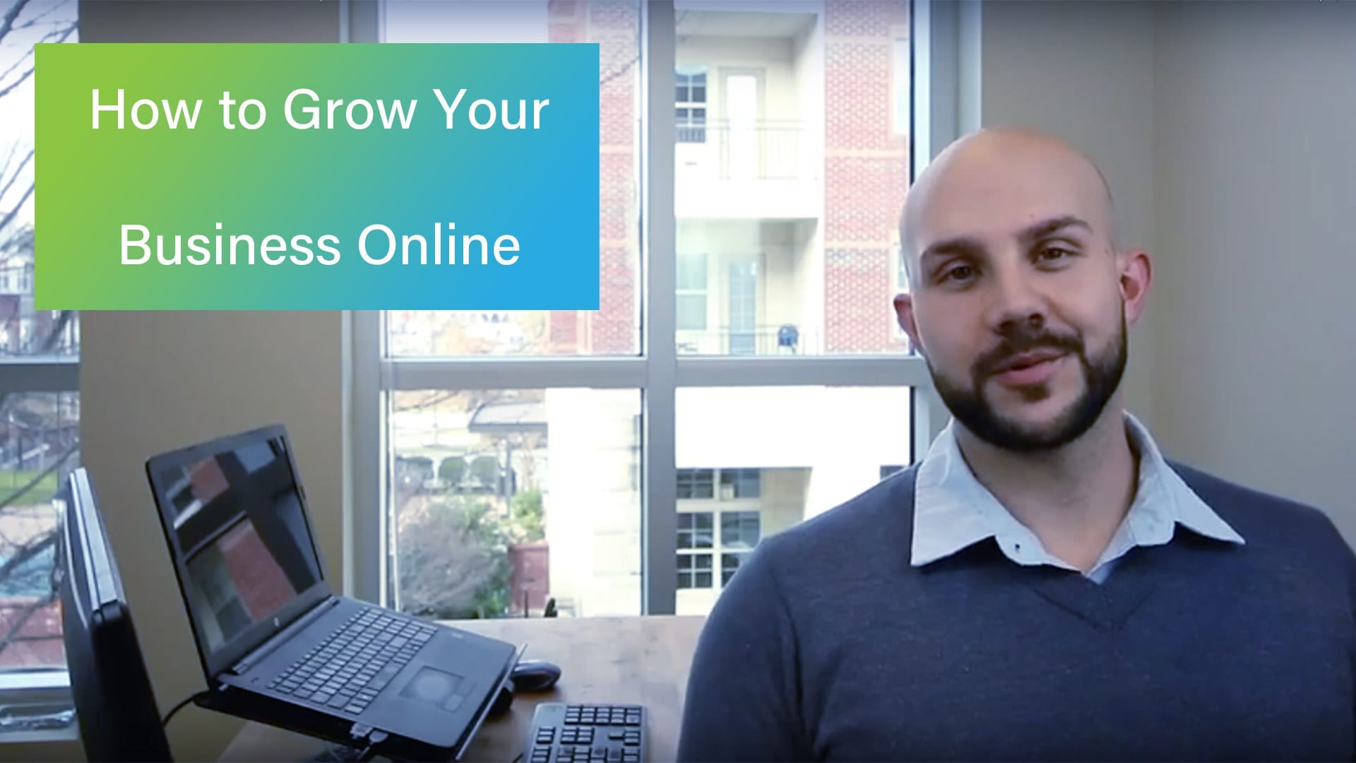 Justin Salvetti discussing how to grow your business online