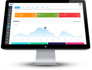 image of laptop showing digitalchalk interface