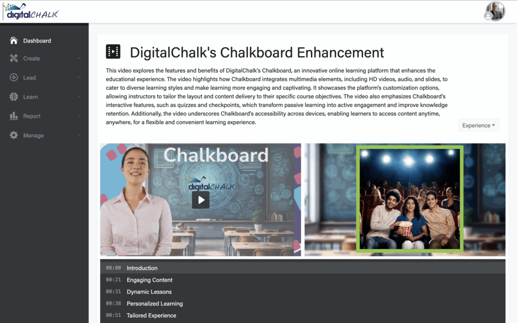 DigitalChalk Chalkboard Video Editor